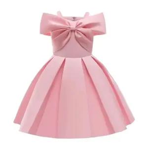 Generic Kids Elephant Princess Party Dress Pink