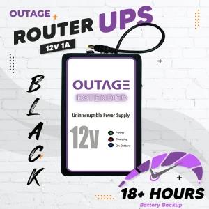 OUTAGE 12V 1A Router UPS EXTENDED