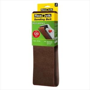 Flexovit 75 x 457mm 120 Grit Sanding Belt