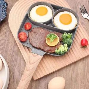 2 Hole Fried Egg Pancake Maker Pan Non-stick Saucepan