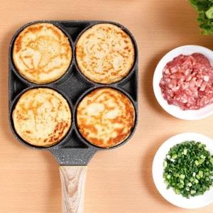 Baboies Frying Pan 4 Hole Non-Stick
