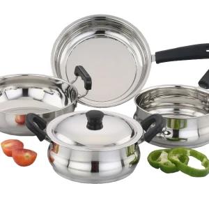 Camrin Cookware Sets Induction Base Stainless Steel