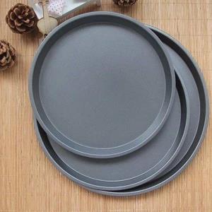 Generic 3pcs Carbon Steel Non-stick Pizza Pan Set
