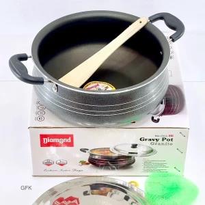 Non-Stick Gravy Pot with Lid Induction - Big