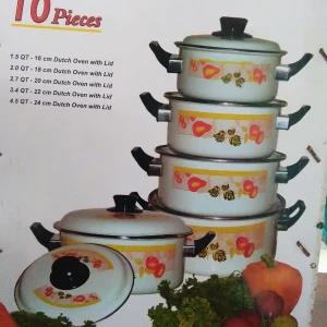Wazuka Enamel Cookware Set