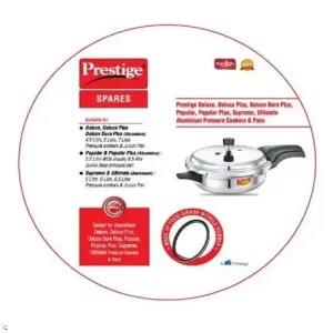 Prestige Junior Gasket Aluminum Pressure Cooker 4.5-7L Black