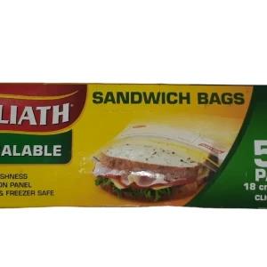 GOLIATH Sandwich Bags 50 Pack Fresh Seal & Freezer Safe