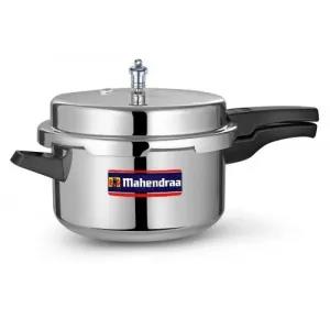 Silver Mahendra Aluminum Pressure Cooker 7.5 Litres