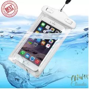 White Water Proof Bag Pvc Mobile Phone Cases Clear Pouch Cas