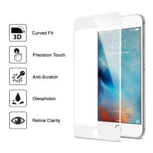 Apple iPhone 8 Full Tempered Glass - White