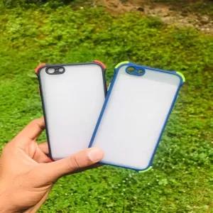 Blue iphone_6 / 6s Camera Protection Shockproof Gingle Bumpe