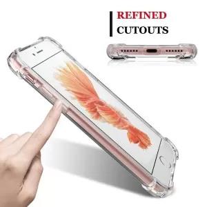 Clear Apple Phone Back Cover Shockproof Bumper Transparent S