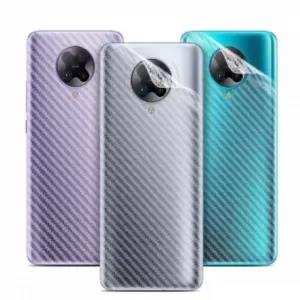 Clear Slim Transparent Carbon Fiber Film For Poco X3 Pro Mob