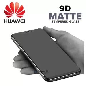 Huawei Nova 5T Stylish Full Cover Matte Texture Tempered Gla