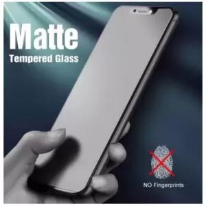 Huawei Y5P Stylish Full Cover Matte Texture Tempered Glass n