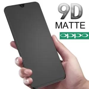 OPPO A73 Stylish Full Cover Matte Texture Tempered Glass non