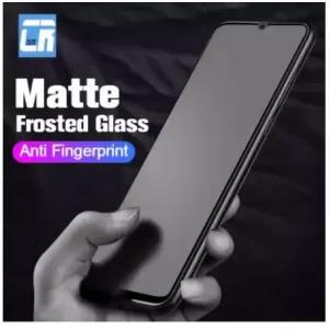 Oppo F15 Anti fingerprint Full Matte Shockproof Tempered Gla