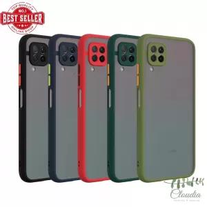 Red Huawei Nova 7I Gingle Covers Case With Contrast Button