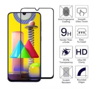 Samsung A12 Screen Protector Full Glue 9D Tempered Glass Ful