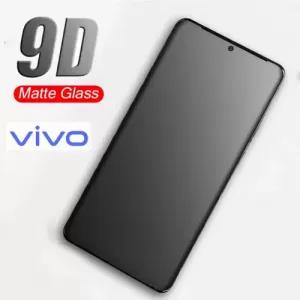 Vivo Y12s Full Glue Anti-Fingerprint Matte Tempered Glass fo