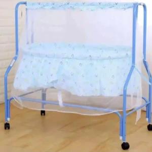 Baby Cot Folding Swing Roller With Mosquito Net (HC207)-