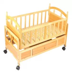 Premium Luxury Wooden Cradle Cot Crib (CW2661D)