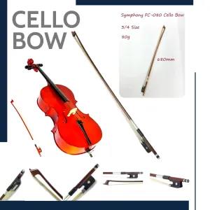 Neutral Brazilwood Cello Bow, 3/4 Size