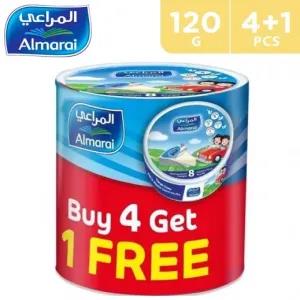 Almarai Triangle Cheese 8S 120 G (4 + 1 Free)(Null)