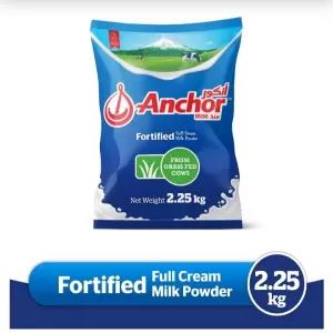 Anchorr. Full Cream Milk Powder 2.25kg