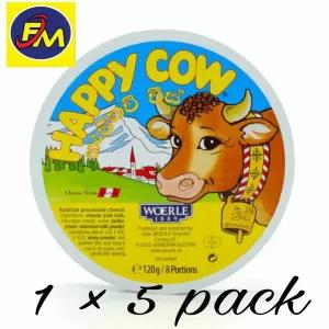Happy Cow Cheese Triangle 8 Portions 5Pack