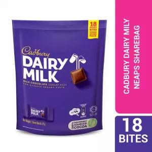 Cadbury Dairy Milk Chocolate Neaps Doybag Sharebag