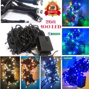 white 100 LED String Light 7.9 Meters/26ft Vesak Poson Light