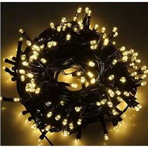 Yellow 100 LED Christmas / Vesak Lights Decoration String Li