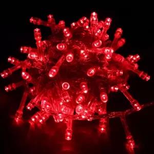 Red 100 LED Light String 30 Feet - Christmas/Vesak Lights -