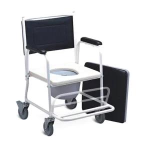 COMMODE CHAIR WITH COASTER WHEELS