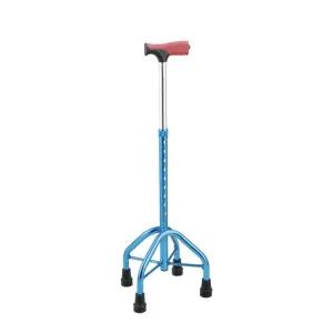 Quad Cane Lightweight Aluminum Walking Stick Height adjustable