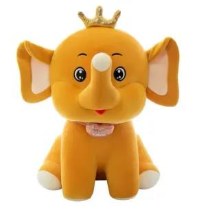 Generic 40cm Yellow Plush Elephant Giant Soft Stuffed Toy