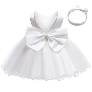 Generic Christmas Halloween Christening Princess Dress White
