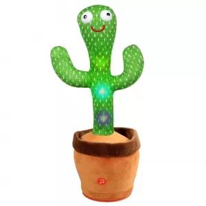Green Dancing Cactus Plush Toys Music Luminescent Singing Da