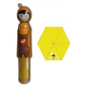 Yellow Cartoon character bottle umbrella Cute Doll Bottle Fo