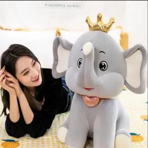 40cm Grey Plush Elephant Giant Toys Soft Stuffed Big Flappy