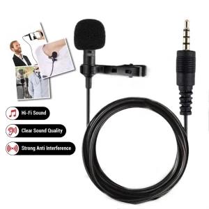 3.5mm Aux Audio Port Lavalier Microphone For Youtubers