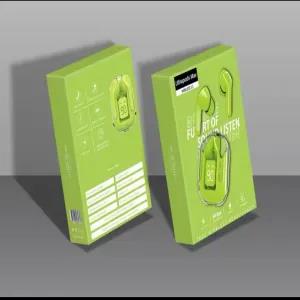 Green Air31 ultrapod max tws Earbuds crystal airbuds