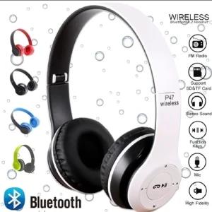 P47 5.0+ EDR Wireless Headphones TF Card FM MP3