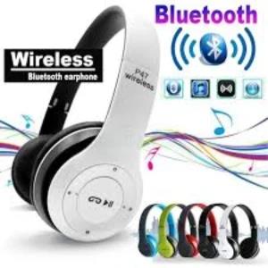 P47 Foldable Mini Bluetooth Wireless Headset MP3