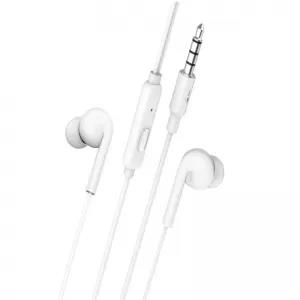 White Headsets In-ear Earphones Headphones Hands-free with M
