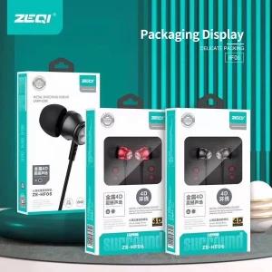 ZEQI HF06 In-ear Wired Headphones 3.5mm Jack