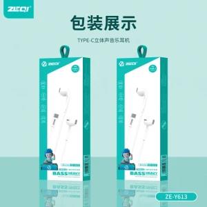 Zeqi ZE-Y613 Type-C Earphones Deep Bass & Hi-Fi Stereo