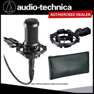 Black Audio-Technica AT2035 Cardioid Condenser Microphone, P