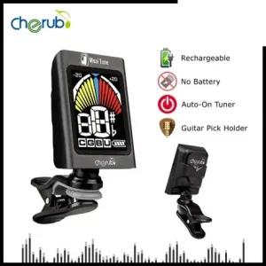 Black Cherub WST-680 USB Rechargeable Chromatic Clip On Tune
